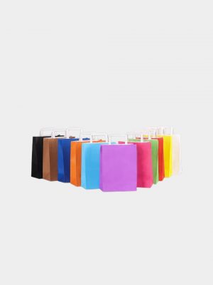 colorful food paper bags