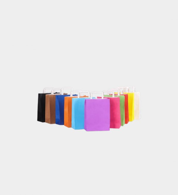 colorful food paper bags